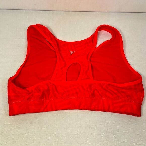 Active Red and Orange Sports Bra Old Navy size XL EUC - Picture 2 of 5